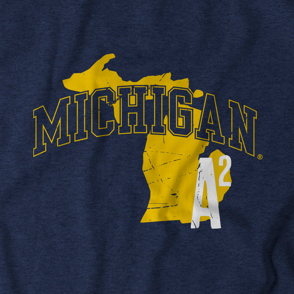 Michigan Wolverines Hometown Tee: A2