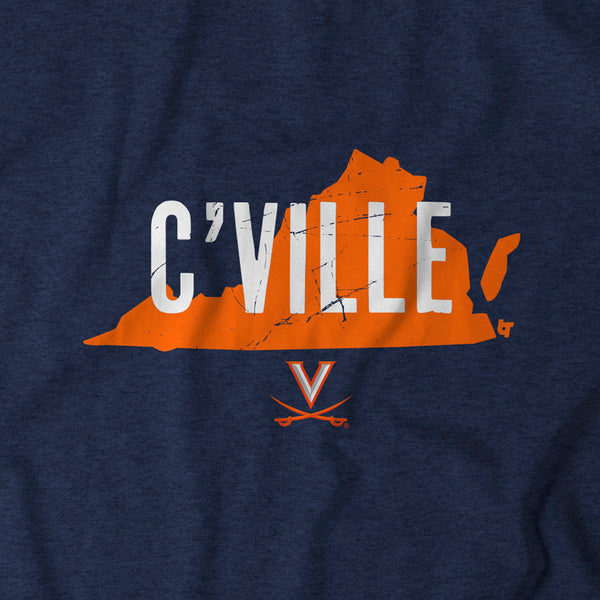 Virginia Cavaliers Hometown Tee: C'Ville