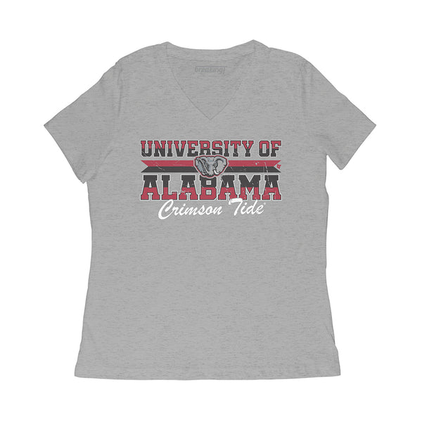Alabama bama crimson tide pattern football varsity alumni Leggings by  varsity print co.
