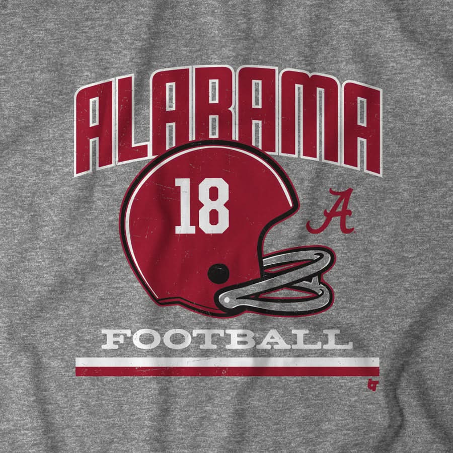 alabama football helmet vintage Alabama: Vintage Football Helmet Shirt + Hoodie
