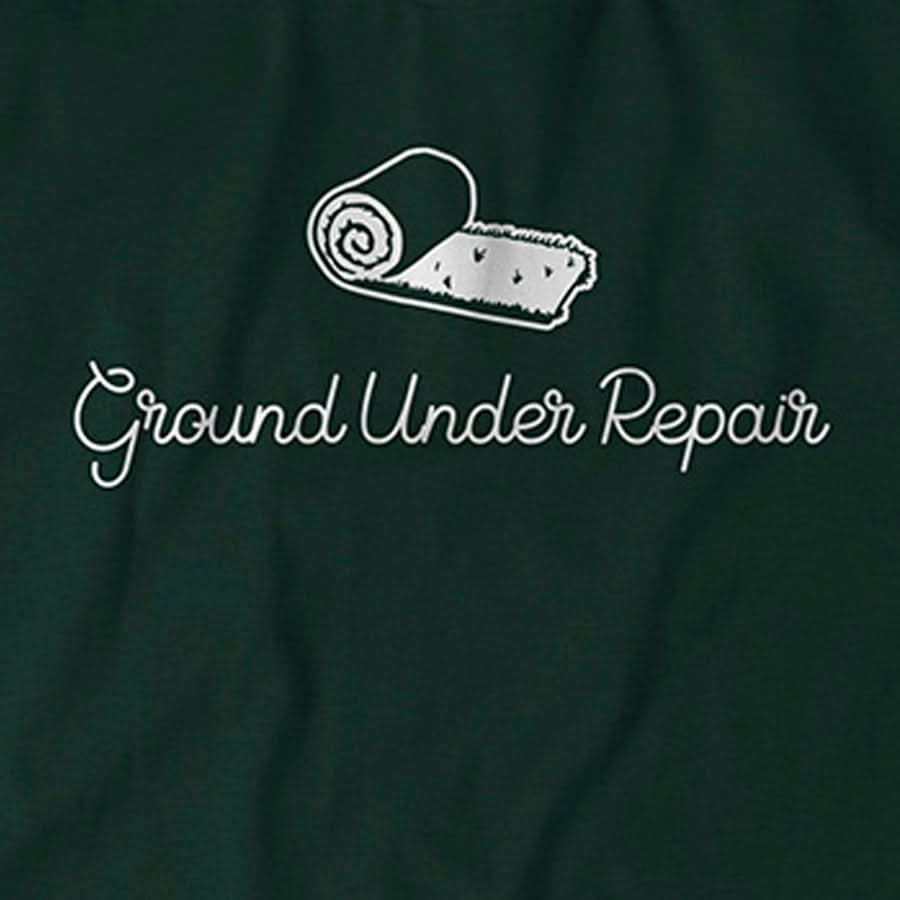 Ground Under Repair Logo Script