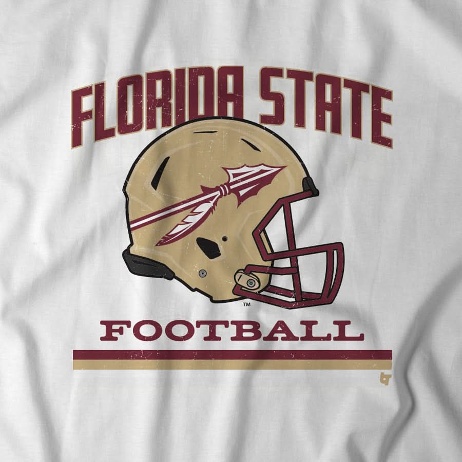 flordia state attire football team helmet Florida State: Vintage Football Helmet Shirt + Hoodie