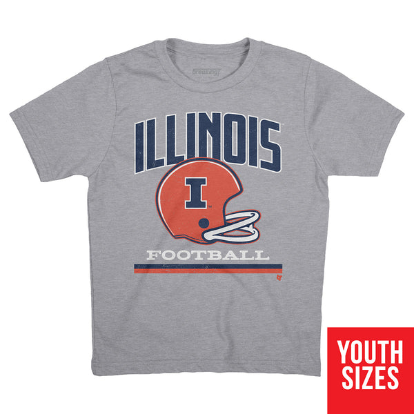 Illinois: Vintage Football Helmet