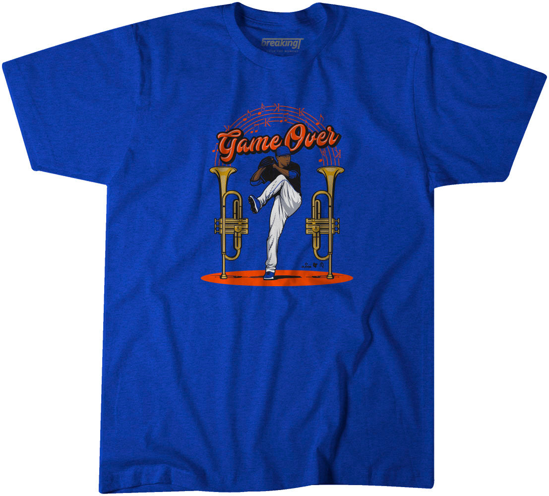 Edwin Diaz: Game Over, Adult T-Shirt / Extra Large - MLB_AthleteLogos - Sports Fan Gear | breakingt