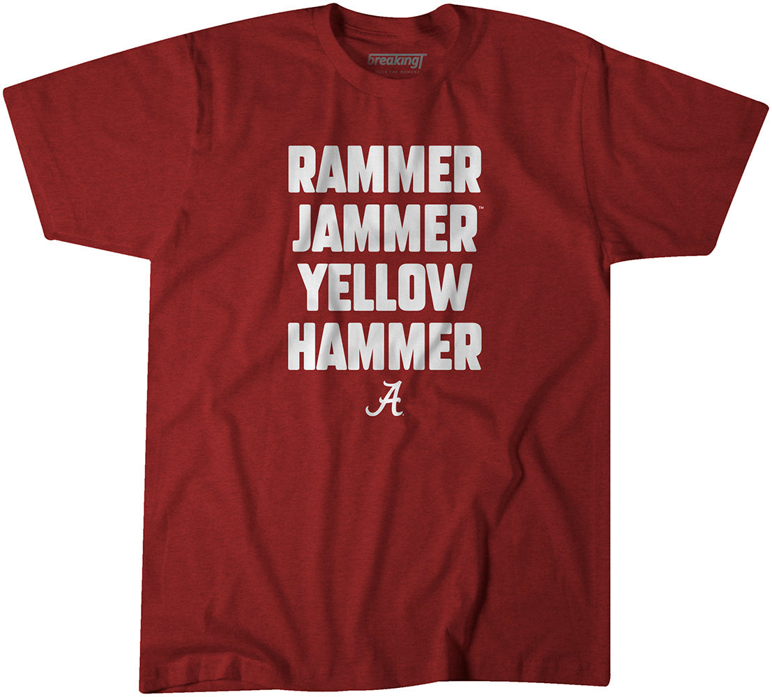 ilt død Forekomme Alabama Football: Rammer Jammer Yellow Hammer + Hoodie - Officially  Licensed - BreakingT
