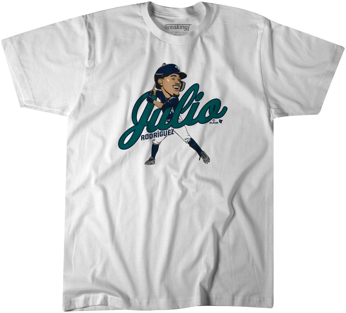 Julio Rodriguez Seattle Mariners Caricature MLBPA shirt, hoodie