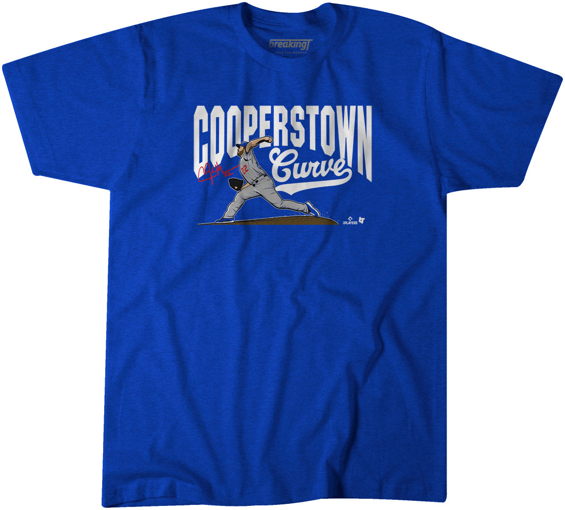 Clayton Kershaw's Cooperstown Curve gets its own shirt