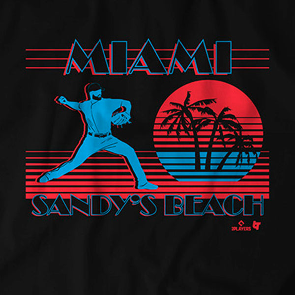 Sandy Alcántara Sandy's Beach Shirt, Miami - MLBPA Licensed -BreakingT