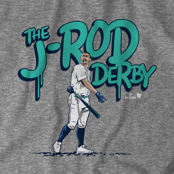 Julio Rodriguez: The j-rod Derby, Youth T-Shirt / Extra Large - MLB - Sports Fan Gear | breakingt