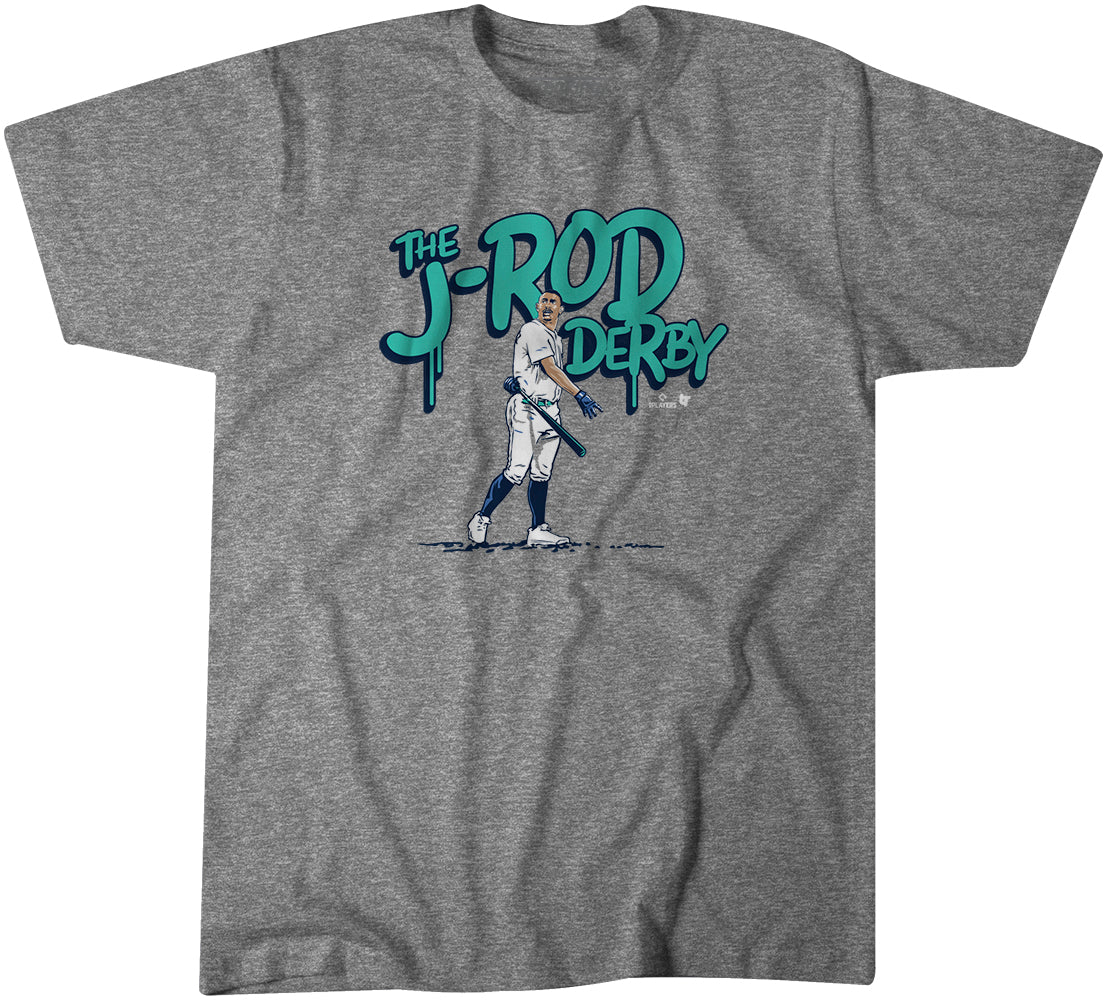 BreakingT Men's Seattle Mariners Julio Rodríguez Show Graphic T-Shirt
