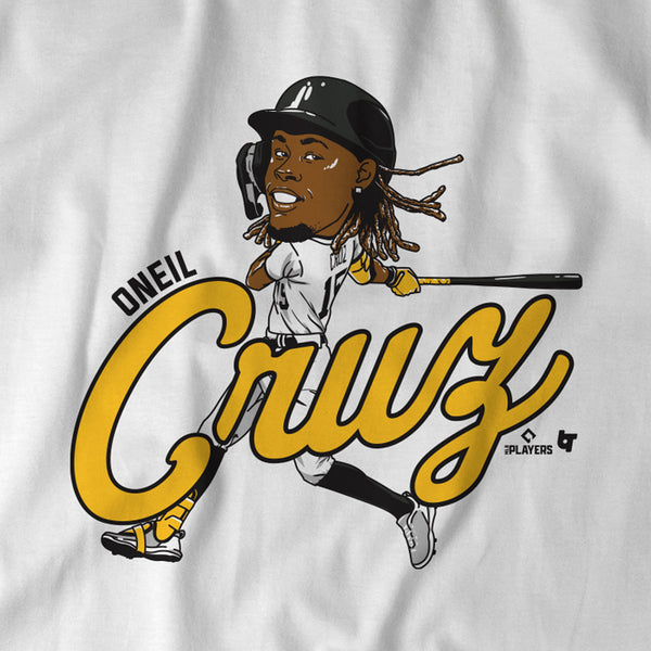Oneil Cruz: Caricature, Adult T-Shirt / 3XL - MLB - Sports Fan Gear | breakingt