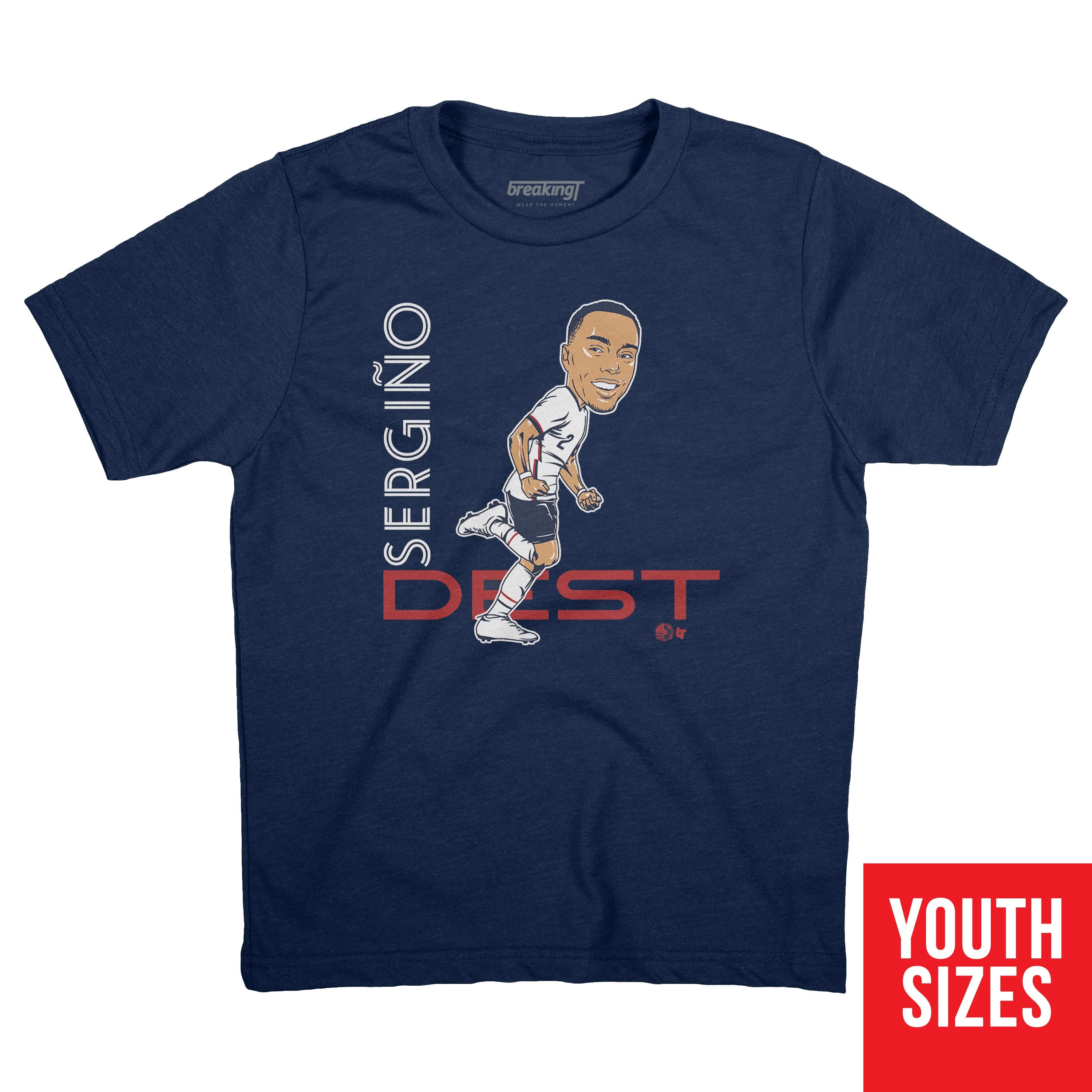 Sergiño Dest: Caricature