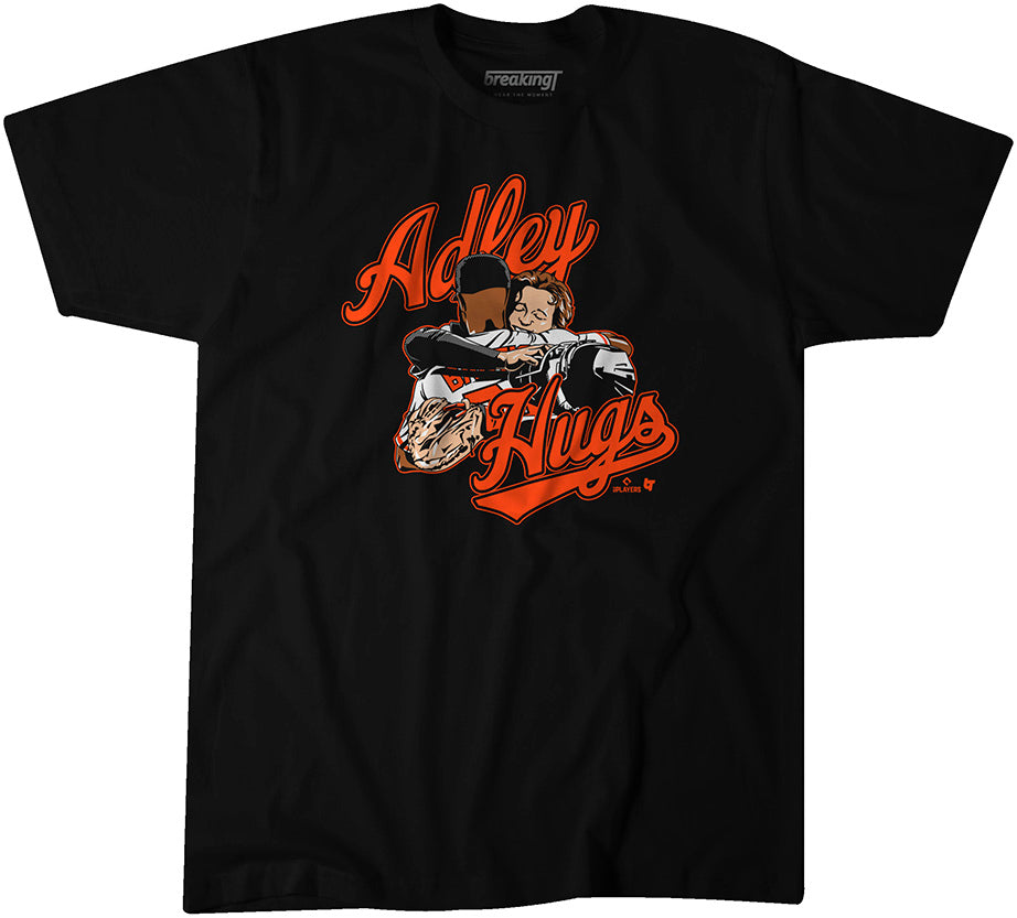 Adley Rutschman: Hugs, Adult T-Shirt / 2XL - MLB - Sports Fan Gear | breakingt