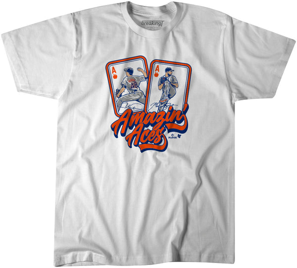 deGrom & Scherzer Amazin' Aces Shirt, NYC - MLBPA Licensed - BreakingT