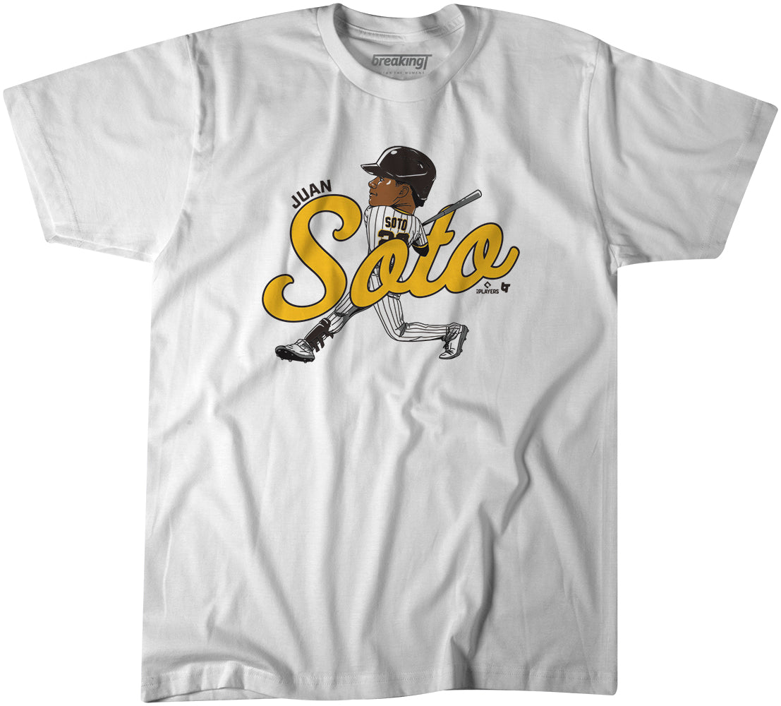 Juan Soto: San Diego Caricature, Adult T-Shirt / 3XL - MLB - Sports Fan Gear | breakingt