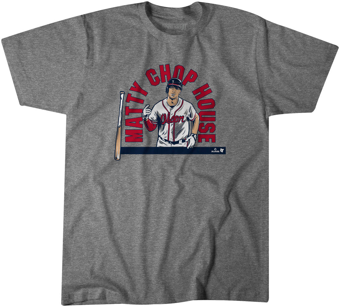 Matt Olson: Matty Chop House, Adult T-Shirt / Medium - MLB - Sports Fan Gear | breakingt