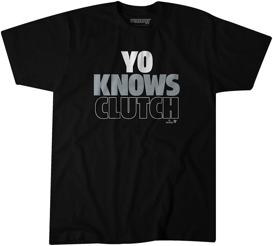 Yoan Moncada: Yo Knows Clutch, Adult T-Shirt / Medium - MLB - Sports Fan Gear | breakingt