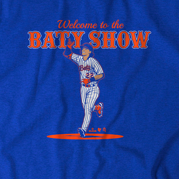 Brett Baty: The Baty Show Shirt - MLBPA - Athlete Logos + BreakingT