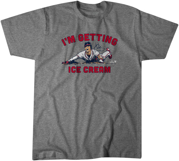 Vaughn Grissom: I'm Getting Ice Cream, Adult T-Shirt / Large - MLB - Sports Fan Gear | breakingt