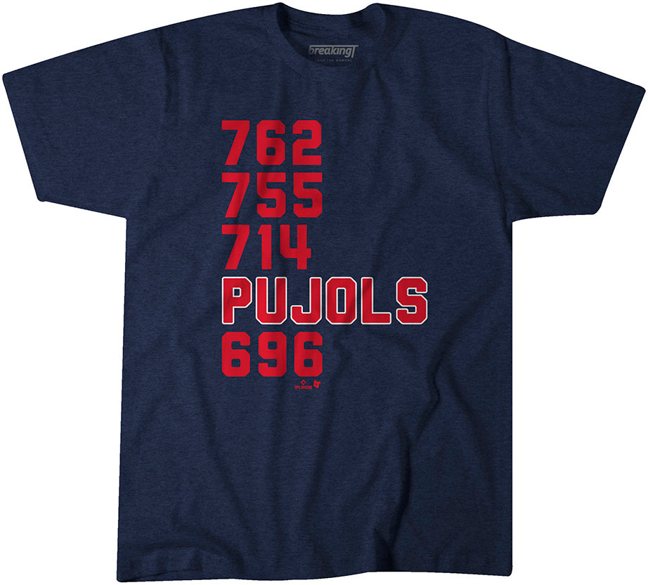 Albert Pujols: 700 Shirt, St. Louis - MLBPA Licensed - BreakingT