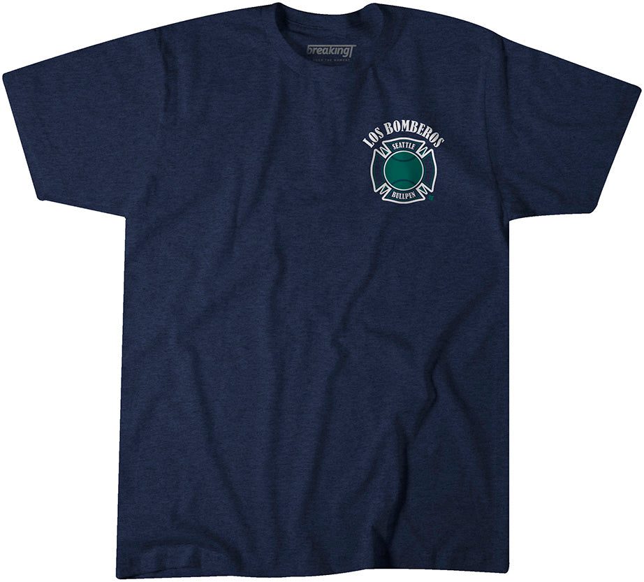 Los Bomberos Seattle, Adult T-Shirt / Medium - MLB - Sports Fan Gear | breakingt