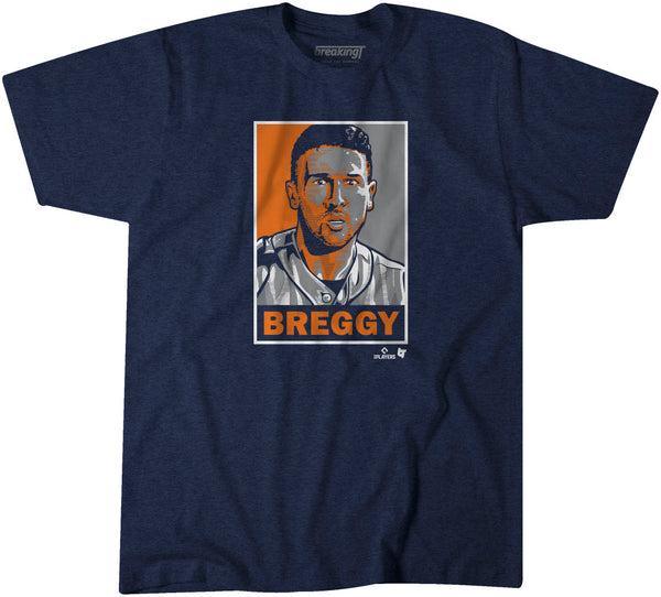 Alex Bregman: The breggy Stare, Adult T-Shirt / Extra Large - MLB - Sports Fan Gear | breakingt