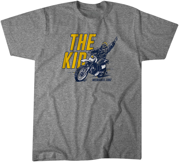 Robin Yount Shirt, The Kid, Milwaukee - MLBPAA Licensed - BreakingT