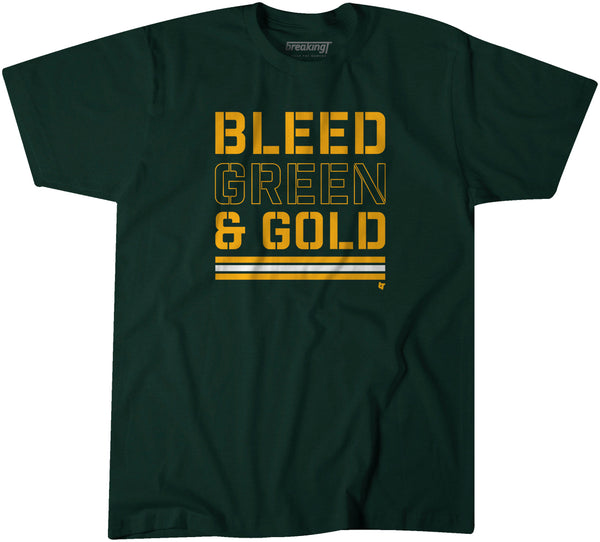Bleed Green & Gold