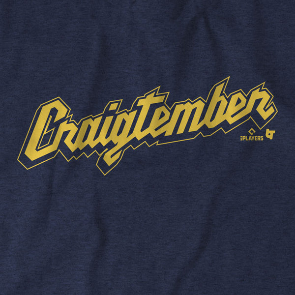 Craig Counsell: Craigtember, Youth T-Shirt / Medium - MLB - Sports Fan Gear | breakingt