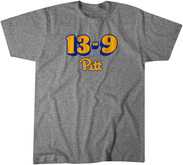 Pitt Football: 13-9, Women's V-Neck T-Shirt / Medium - NCAA - Sports Fan Gear | breakingt