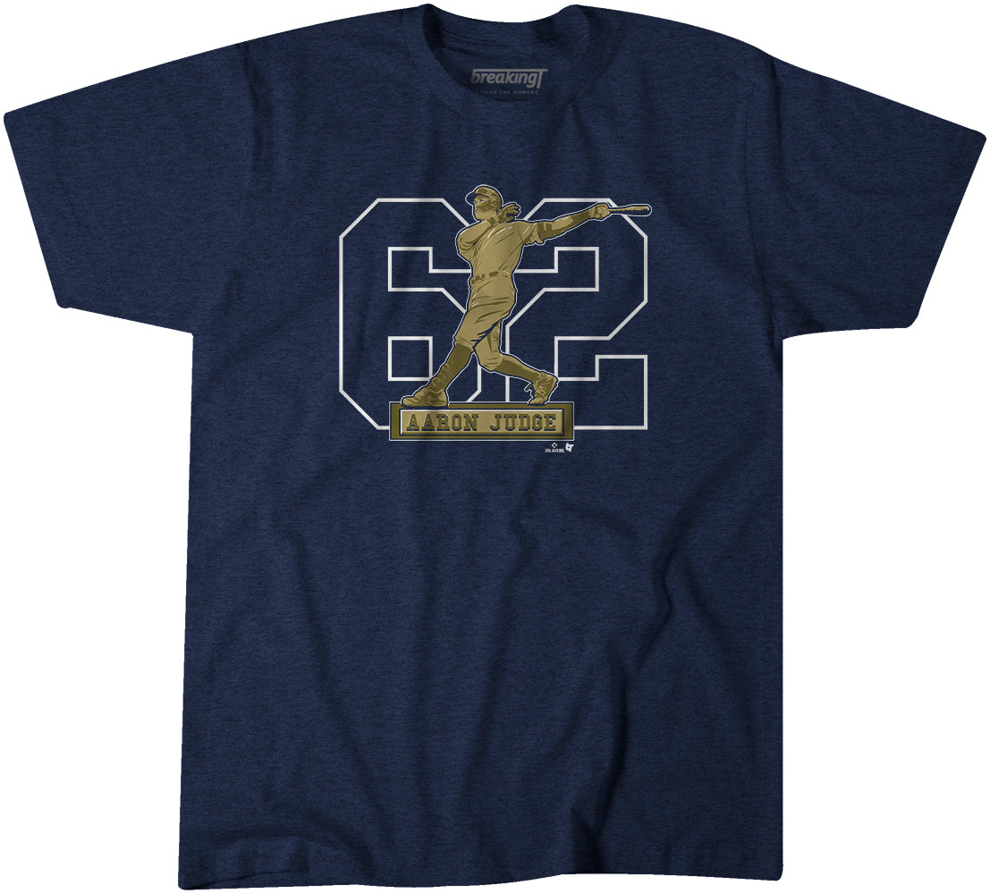 Aaron Judge: 62 Shirt + Hoodie, New York - MLBPA Licensed - BreakingT