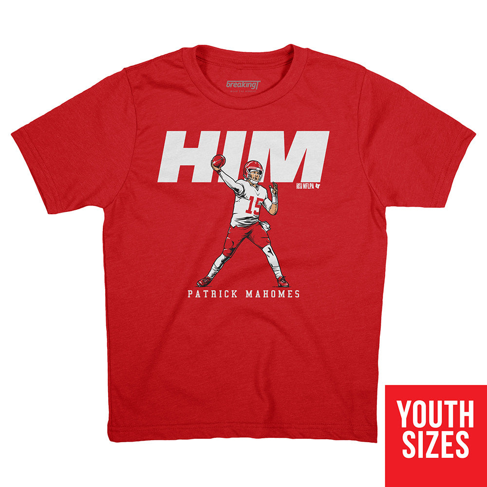 Patrick Mahomes: HIM Shirt, Kansas City - NFLPA Licensed - BreakingT