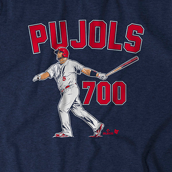 Official The St. Louis Baseball Albert Pujols 700 Home Run Tee