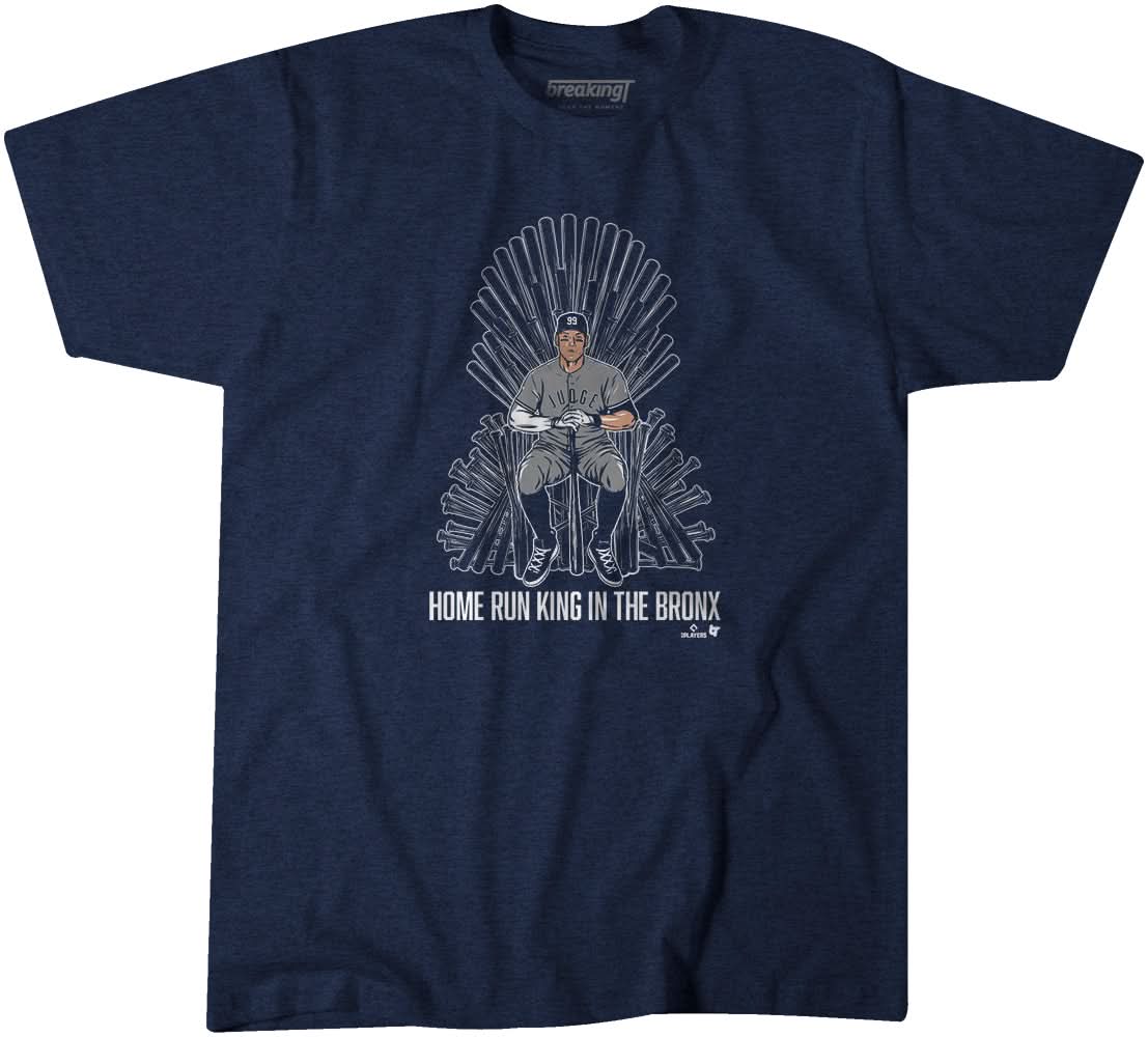 Aaron Judge: Home Run King in the Bronx Adult T-Shirt
