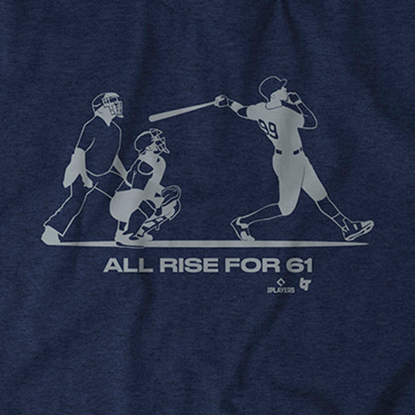 Aaron Judge: All Rise for 61, Hoodie / Medium - MLB - Sports Fan Gear | breakingt