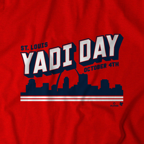 Yadier Molina: Yadi Day Shirt, St. Louis - MLBPA Licensed - BreakingT