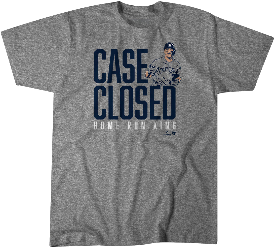 Aaron Judge: Case Closed, Adult T-Shirt / Extra Large - MLB - Sports Fan Gear | breakingt