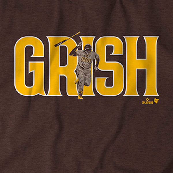 Trent Grisham: GRISH, Youth T-Shirt / Medium - MLB - Sports Fan Gear | breakingt