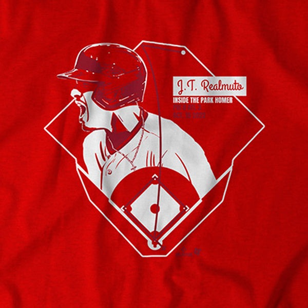 J.T. Realmuto: Inside The Park Homer, Adult T-Shirt / 2XL - MLB - Sports Fan Gear | breakingt