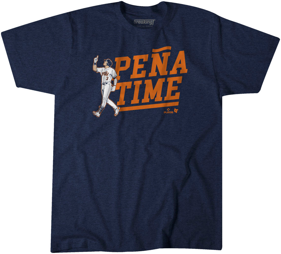 Jeremy Peña Time, Adult T-Shirt / 2XL - MLB - Sports Fan Gear | breakingt