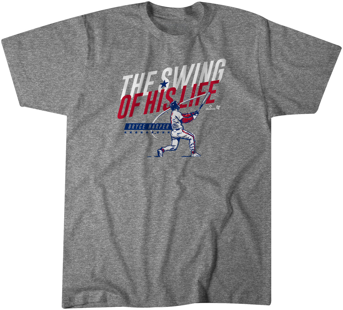 Bryce Harper: The Swing of His Life, Adult T-Shirt / 3XL - MLB - Sports Fan Gear | breakingt