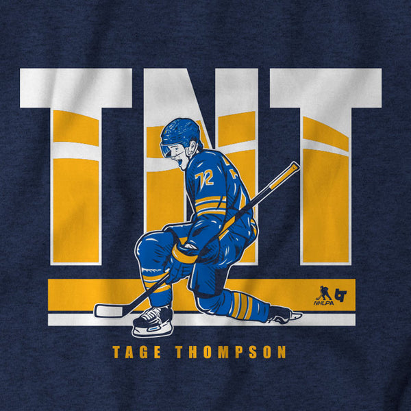 Tage Thompson: TNT, Adult T-Shirt / Extra Large - NHL - Sports Fan Gear | breakingt