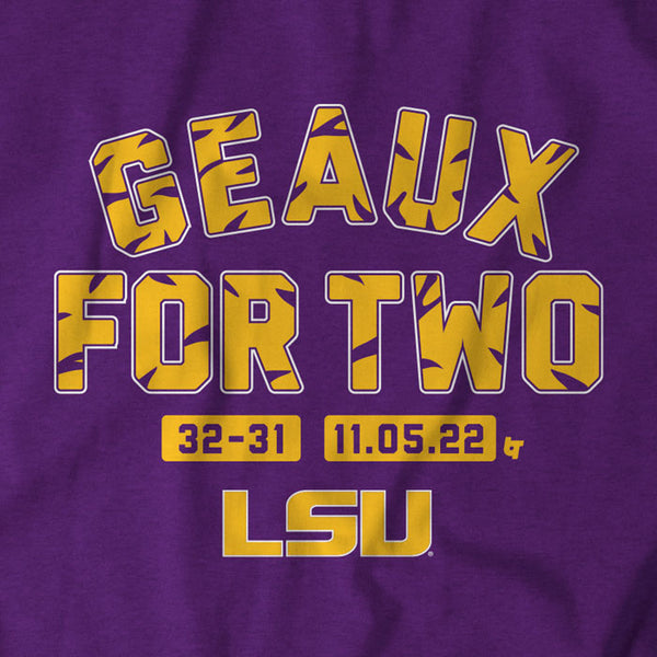 LSU Football: Geaux For Two