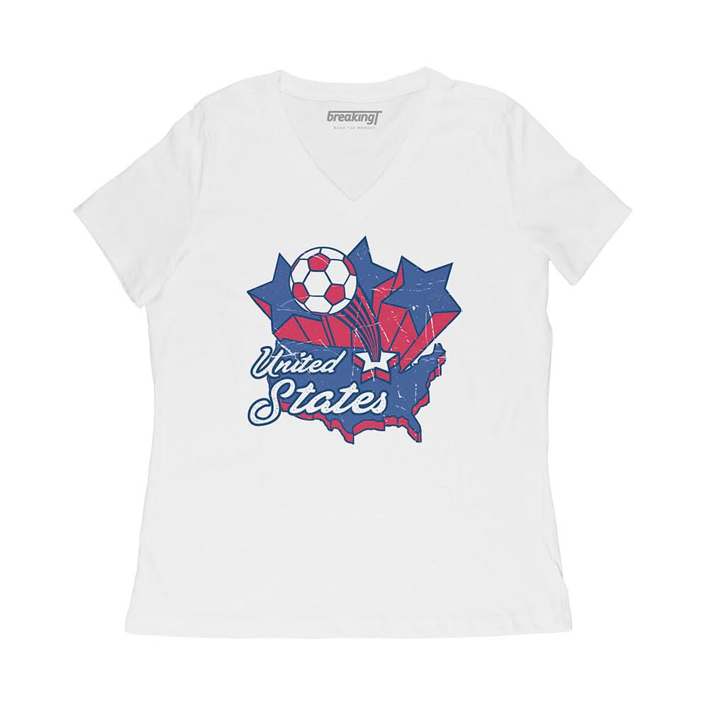 USA Soccer Vintage Map