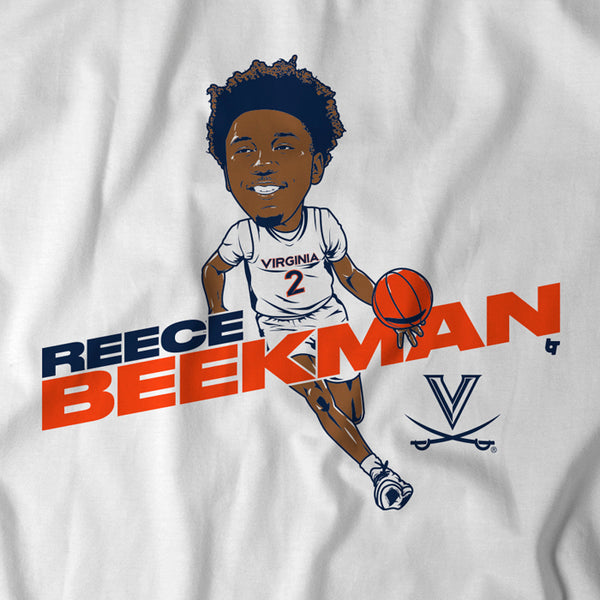 Virginia Basketball: Reece Beekman Caricature