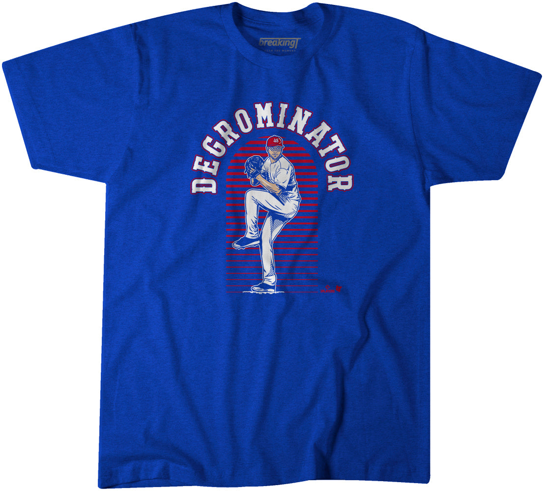 Jacob deGrom: deGrominator, Adult T-Shirt / Medium - MLB - Sports Fan Gear | breakingt