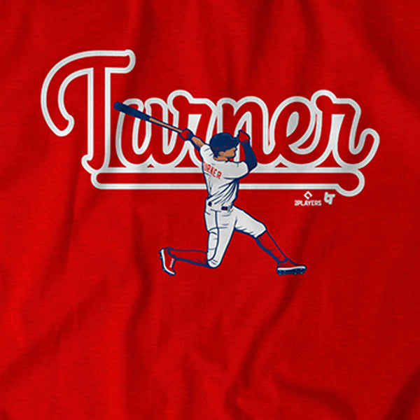 Trea Turner: Philly Trea, Women's V-Neck T-Shirt / Red / Medium - MLB - Red - Sports Fan Gear | breakingt