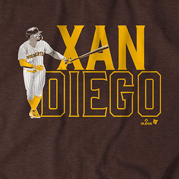 Xander Bogaerts: Xan Diego Swing Shirt - MLBPA Licensed - BreakingT
