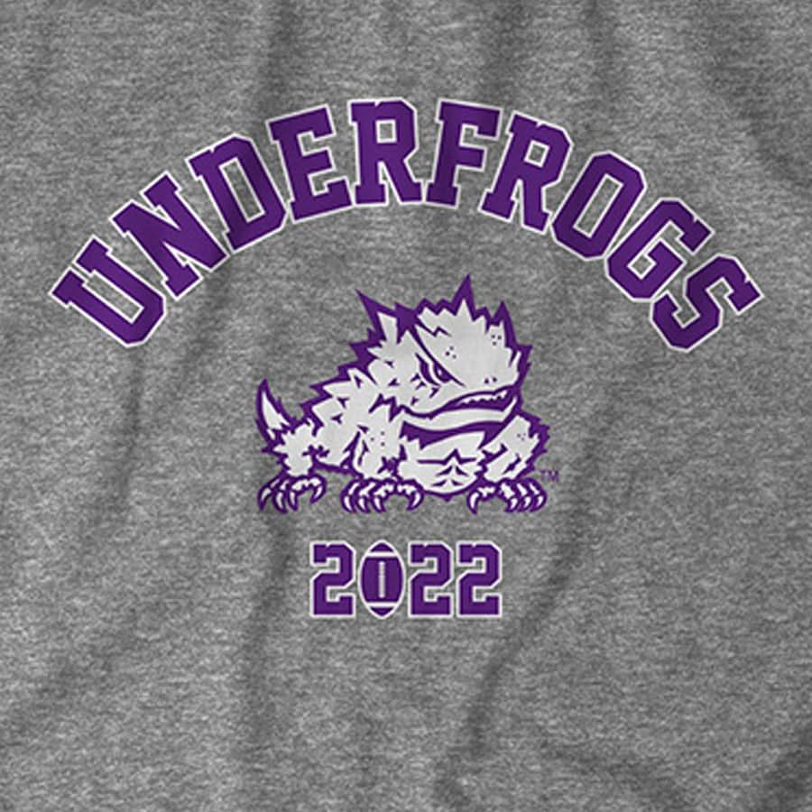 TCU: Underfrogs Football 2022 Adult T-Shirt