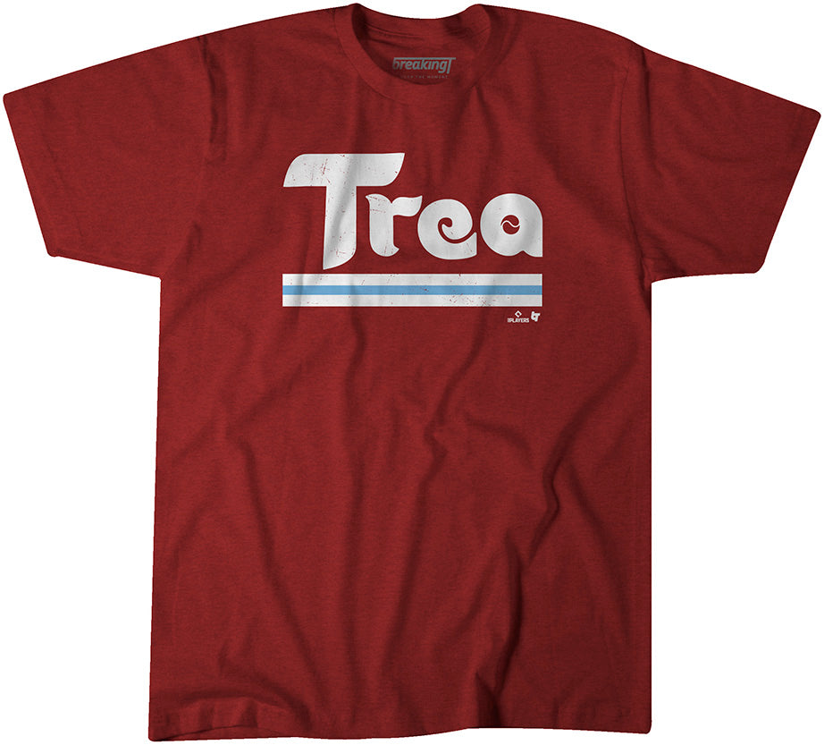 Trea Turner 7: Philadelphia, Adult T-Shirt / Red / Medium - MLB - Red - Sports Fan Gear | breakingt